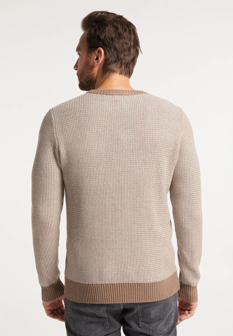 DreiMaster Hombre Jersey De Punto - Beige Wollweiss 3 DreiMaster Hombre Jersey De Punto - Beige Wollweiss - Imagen 3