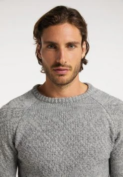 Hombre DREIMASTER ABREL - Jersey De Punto - Hellgrau -Tienda DreiMaster barata 3889f69568d94a7587186ae170863f87