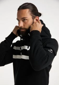 Hombre DREIMASTER KILATA - Jersey Con Capucha - Schwarz -Tienda DreiMaster barata 388e9344157d48508d41a83df902271c