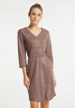 DreiMaster Mujer Vestido Informal - Taupe