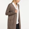 Mujer DREIMASTER BARADELLO - Chaqueta De Punto - Dunkeltaupe