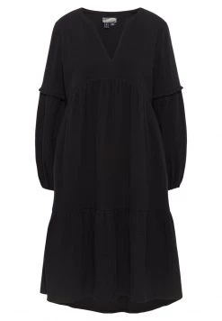 Mujer DREIMASTER INCUS - Vestido Informal - Schwarz -Tienda DreiMaster barata 3abb92e00bdc4cfaa58ea7d8af0d9497