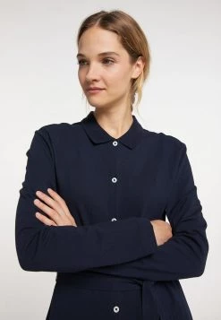 Mujer DREIMASTER BRIDGEPORT - Vestido Camisero - Marine -Tienda DreiMaster barata 3ac1ef81fdfe4d539c203e03d6b7076a