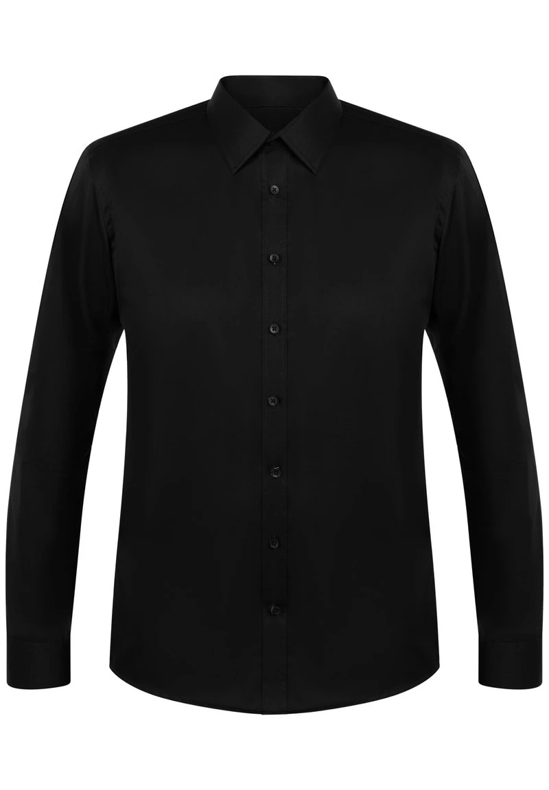 DreiMaster Hombre Camisa Elegante - Schwarz 5 DreiMaster Hombre Camisa Elegante - Schwarz - Imagen 5