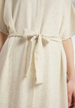 DreiMaster Mujer Vestido Camisero - Wollweiss/oliv -Tienda DreiMaster barata 3bb5a56ac1d545319e09af89f510ed6a