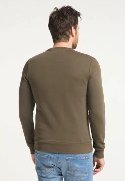 Hombre DREIMASTER TAKELAGE - Sudadera - Militäroliv -Tienda DreiMaster barata 3c4289168c9148f4ac0e229d80ea6e07