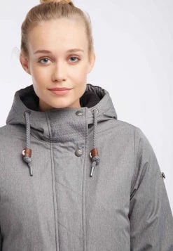 DreiMaster Mujer Parka - Grey Melange -Tienda DreiMaster barata 3c7dc3dfe17e43dfa44c60607cdce591