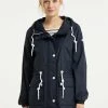Mujer DREIMASTER BOUNDRY - Parka - Nachtblau