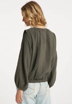Mujer DREIMASTER INCUS - Blusa - Oliv -Tienda DreiMaster barata 3cd33597080d4e7fae849db9629b6335