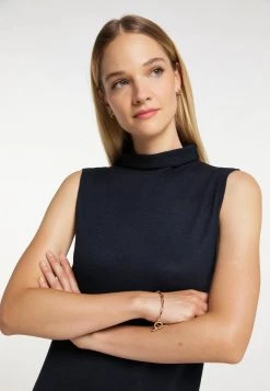 Mujer DREIMASTER BARADELLO - Vestido De Punto - Marine -Tienda DreiMaster barata 3ddc54bf9d52468fb616c199b58c5745