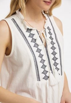 DreiMaster Mujer Blusa - Wollweiss -Tienda DreiMaster barata 3e5abf9c25e1403094ee2d5a40366a34