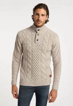 Hombre DREIMASTER ABREL - Jersey De Punto - Ecru