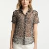 Mujer DREIMASTER CHAUNCE - Camisa - Schwarz