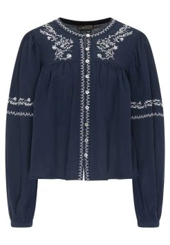 Mujer DREIMASTER FUMO - Camisa - Marine -Tienda DreiMaster barata 40e269f54d8f4792a23cd9ef8db66b66