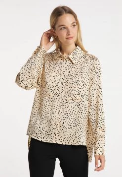 Mujer DREIMASTER CASNAGIE - Camisa - Champagner Gepunktet