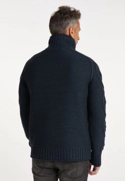 Hombre DREIMASTER ABREL - Chaqueta De Punto - Marine -Tienda DreiMaster barata 4192dee2d54b47faa20ab14ed933fbcc