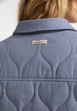 Mujer DREIMASTER TUXE - Chaqueta De Entretiempo - Graublau -Tienda DreiMaster barata 419401ed34ea481a8f5fe364dd7552ab