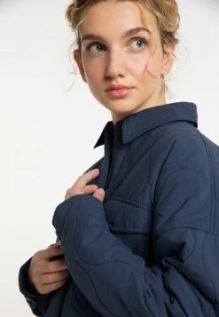 Mujer DREIMASTER TUXE - Chaqueta De Entretiempo - Dunkelmarine -Tienda DreiMaster barata 4207799e53204442a1ef3bd1a5ace8d5