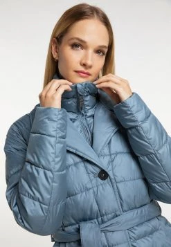 Mujer DREIMASTER BARADELLO - Chaqueta De Invierno - Graublau -Tienda DreiMaster barata 42496987bf6a402c8905215be55de09a