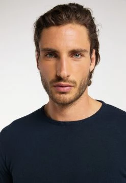 Hombre DREIMASTER ABREL - Jersey De Punto - Marine -Tienda DreiMaster barata 42de3ddc8873430e8ad940076f683ad4