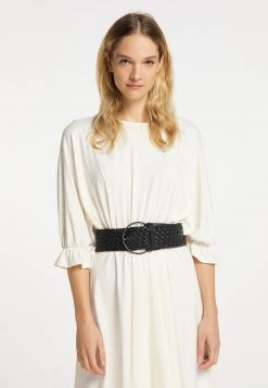 Mujer DREIMASTER TAKELAGE - Cinturón Trenzado - Schwarz