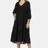 DreiMaster Mujer Vestido Informal - Schwarz