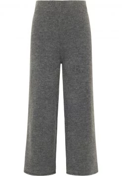 Mujer DREIMASTER INCUS - Pantalones - Grau Melange -Tienda DreiMaster barata 45236e3d201e4d95aad49ccc7c5a81d7