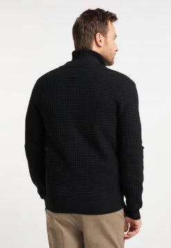 Hombre DREIMASTER FUMO - Chaqueta De Punto - Schwarz -Tienda DreiMaster barata 452b688e89ac40f087916ab4a8ce2832