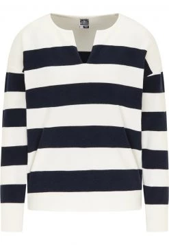 Mujer DREIMASTER BRIDGEPORT - Jersey De Punto - Wollweiss Marine -Tienda DreiMaster barata 45ca7e27fa85423d805cc20e7162e395