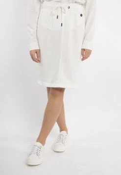 DreiMaster Falda De Tubo - Wollweiss, Mujer