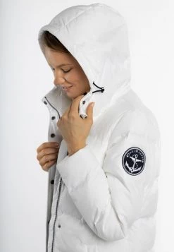 Mujer DREIMASTER DRYMASTER - Abrigo De Invierno - Weiss -Tienda DreiMaster barata 4753c0a1089044da9b96f97155b74df5