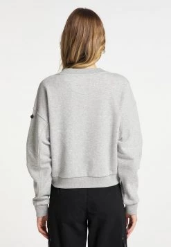 Mujer DREIMASTER TAKELAGE - Sudadera - Hellgrau Melange -Tienda DreiMaster barata 48ed463683b74fe08f574496de201d1b