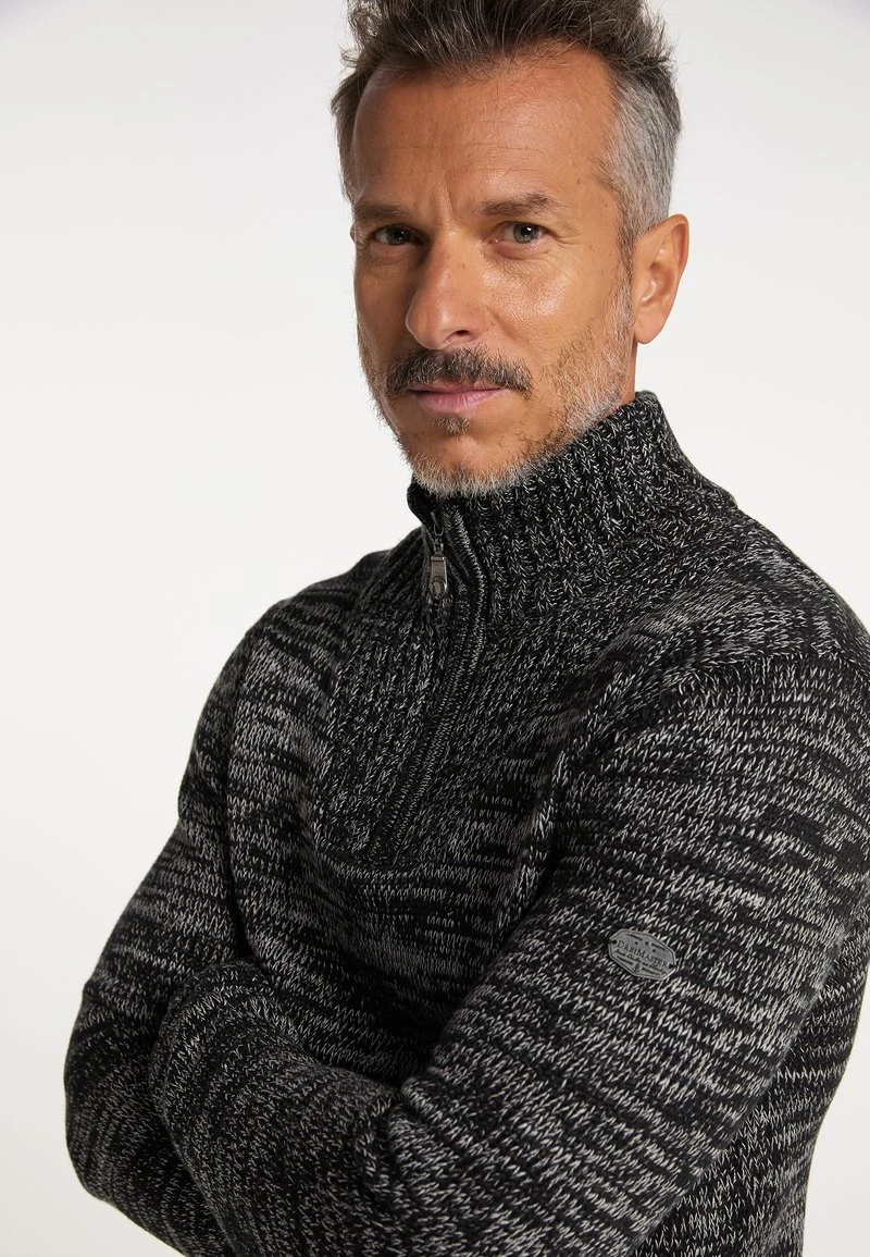 Hombre DREIMASTER ABREL - Jersey De Punto - Schwarz Melange 4 Hombre DREIMASTER ABREL - Jersey De Punto - Schwarz Melange - Imagen 4