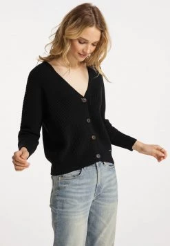 Mujer DREIMASTER INCUS - Chaqueta De Punto - Schwarz