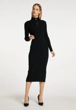 Mujer DREIMASTER KEYTI - Vestido De Tubo - Schwarz