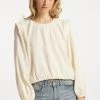 DREIMASTER INCUS - Blusa - Wollweiss, Mujer