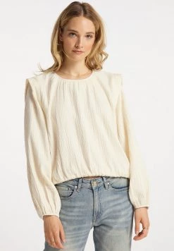 DREIMASTER INCUS - Blusa - Wollweiss, Mujer