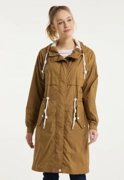 Mujer DREIMASTER BOUNDRY - Parka - Dunkelsand