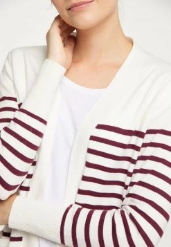 Mujer DREIMASTER BRIDGEPORT - Chaqueta De Punto - Wollweiss Rot -Tienda DreiMaster barata 4c0bfb1708284a95aed2fcfbb54e01bc