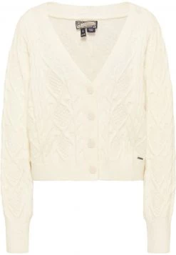 Mujer DREIMASTER KEYTI - Chaqueta De Punto - Wollweiss -Tienda DreiMaster barata 4c1386cefa6b41cd9e6dc0633d50128f