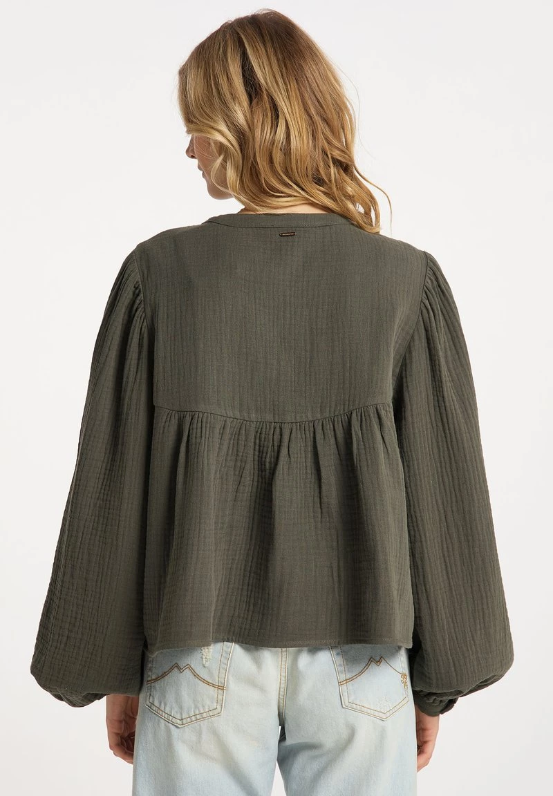 Mujer DREIMASTER INCUS - Blusa - Oliv 3 Mujer DREIMASTER INCUS - Blusa - Oliv - Imagen 3