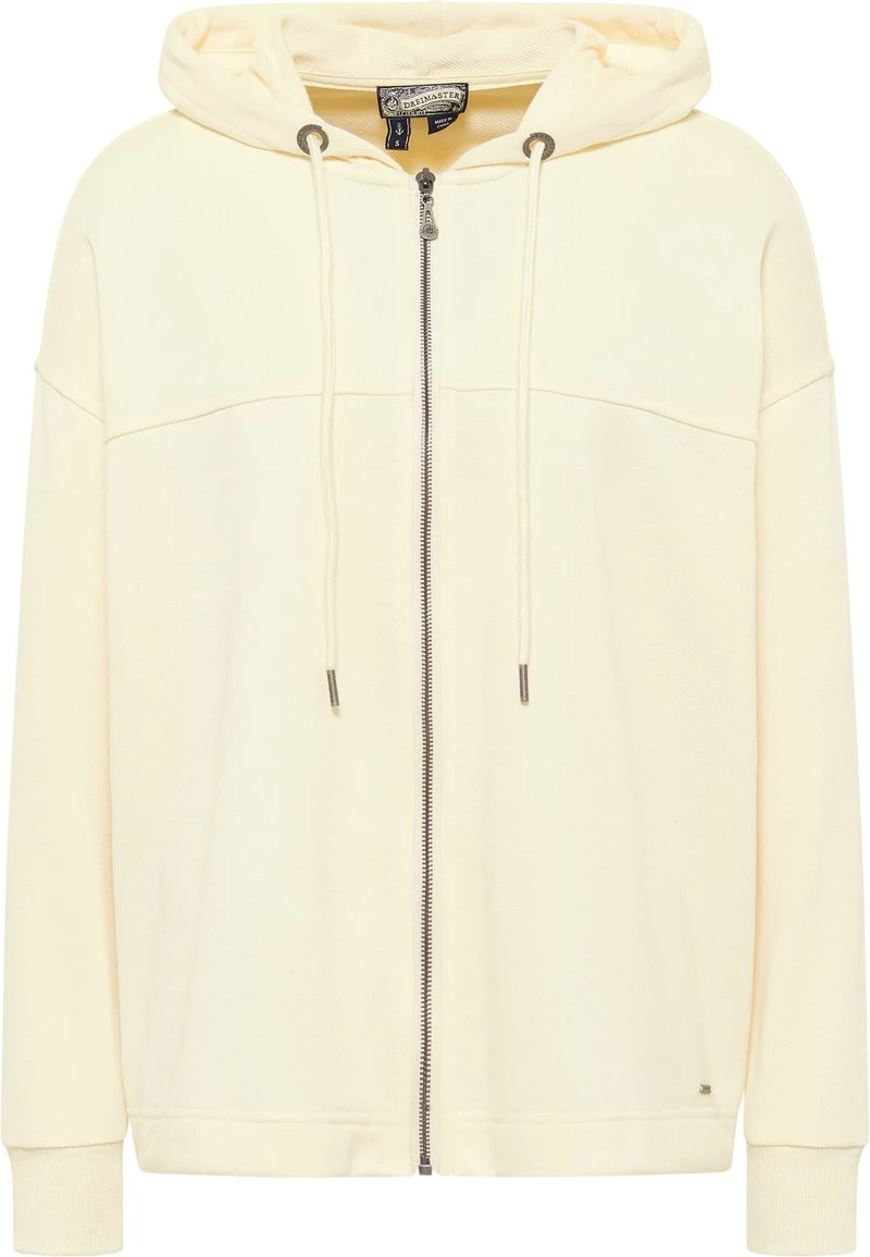 DreiMaster Mujer Sudadera Con Cremallera - Hellgelb 5 DreiMaster Mujer Sudadera Con Cremallera - Hellgelb - Imagen 5