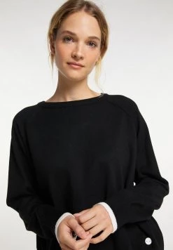 Mujer DREIMASTER BRIDGEPORT - Jersey De Punto - Schwarz -Tienda DreiMaster barata 50d1b27b0397471e969ec621982f21d5