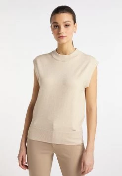 DreiMaster Camiseta Básica - Hellbeige, Mujer