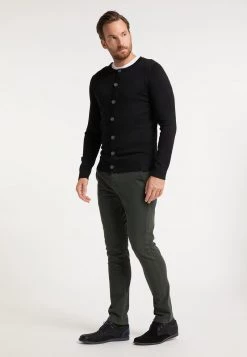 DreiMaster Hombre Chaqueta De Punto - Schwarz