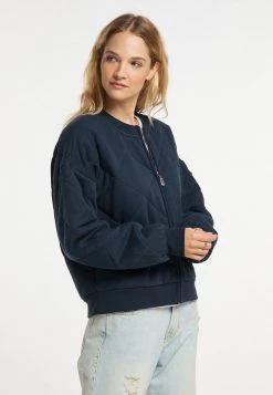 Mujer DREIMASTER TAKELAGE - Chaqueta De Punto - Marine