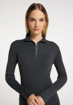 Mujer DREIMASTER KEYTI - Vestido De Tubo - Grau Melange -Tienda DreiMaster barata 516e5cc94c634debaaeb46ef7597c1bf