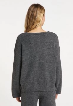 Mujer DREIMASTER INCUS - Jersey De Punto - Grau Melange -Tienda DreiMaster barata 518349eb7000430d88999eb3f1bbf612