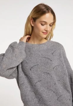 Mujer DREIMASTER KEYTI - Jersey De Punto - Dunkelgrau -Tienda DreiMaster barata 524b80b141c8462494f3735e1c5f5919