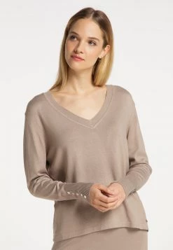 Mujer DREIMASTER BARADELLO - Jersey De Punto - Taupe
